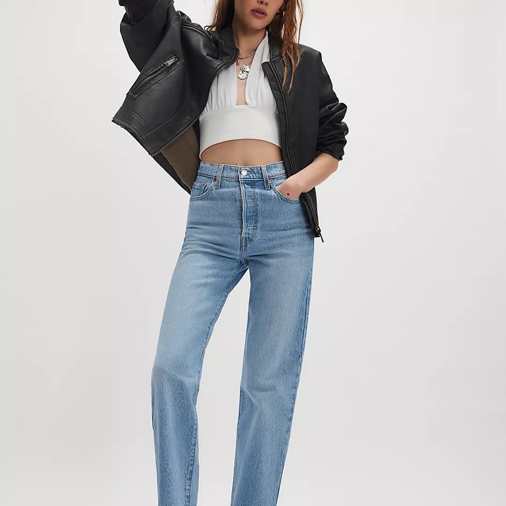 Levi's Light Ribcage Full-length Straight Leg Women's Jeans